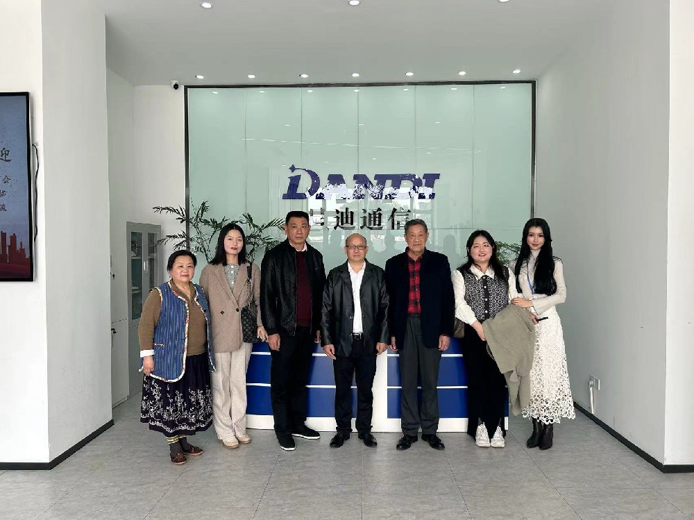 上海市湖南商會領(lǐng)導一行蒞臨上海旦迪通信考察交流，共謀合作發(fā)展”